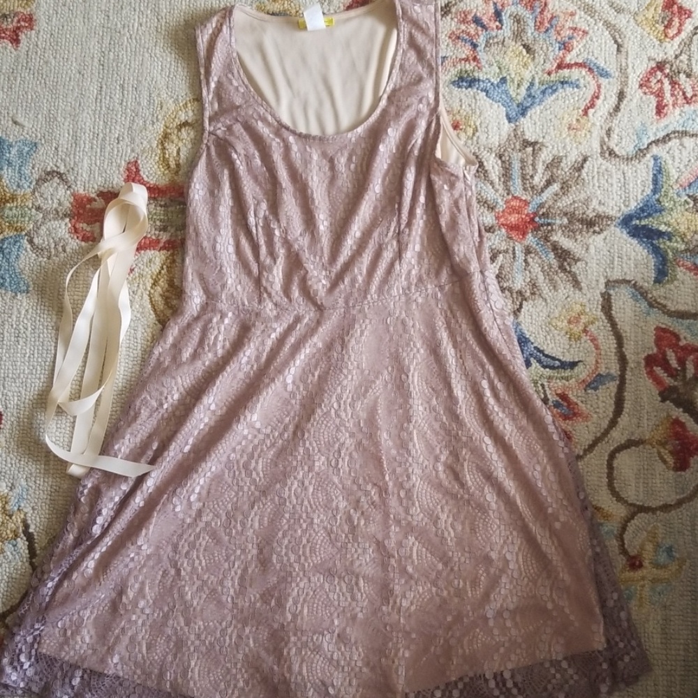 Lilac lace dress